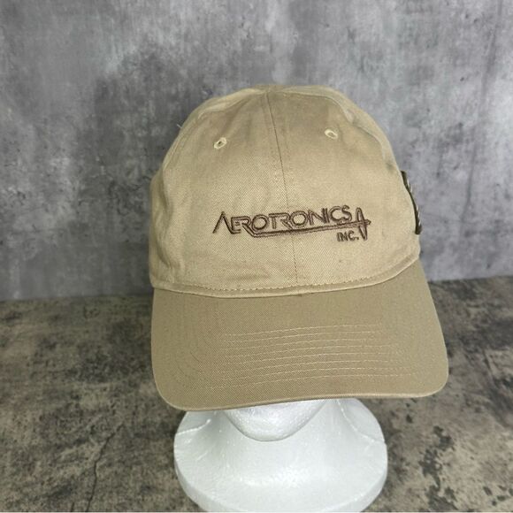 Aerotronics Inc. Hat OS Tan Montana Adjustable Strapback Cap - Picture 1 of 14